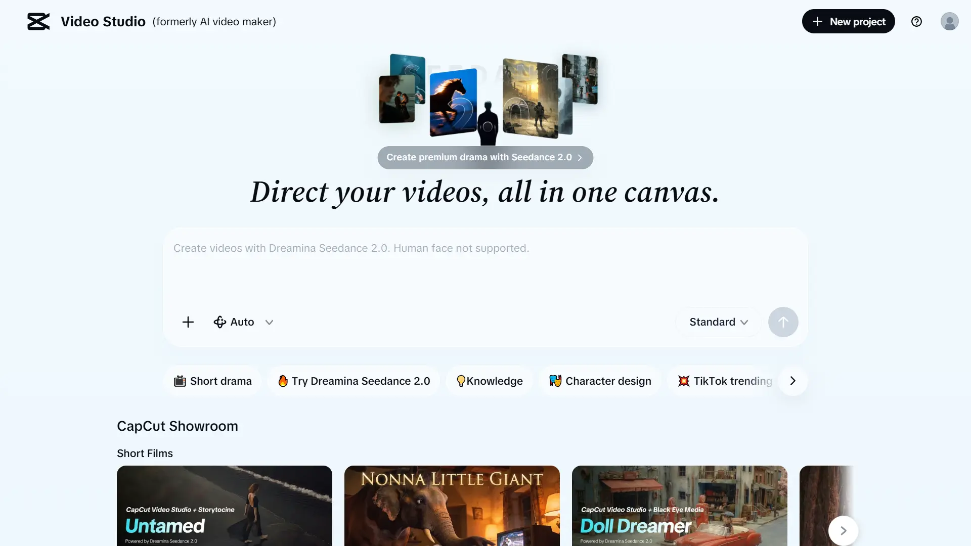 CapCut IA - Generación de video con IA
