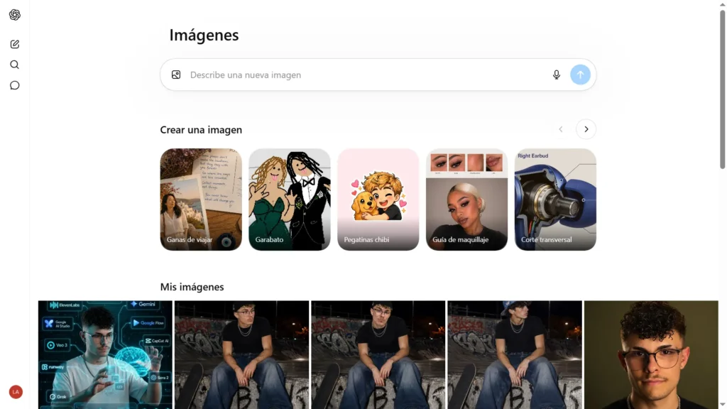 ChatGPT - Generación de imagen con IA mejorado